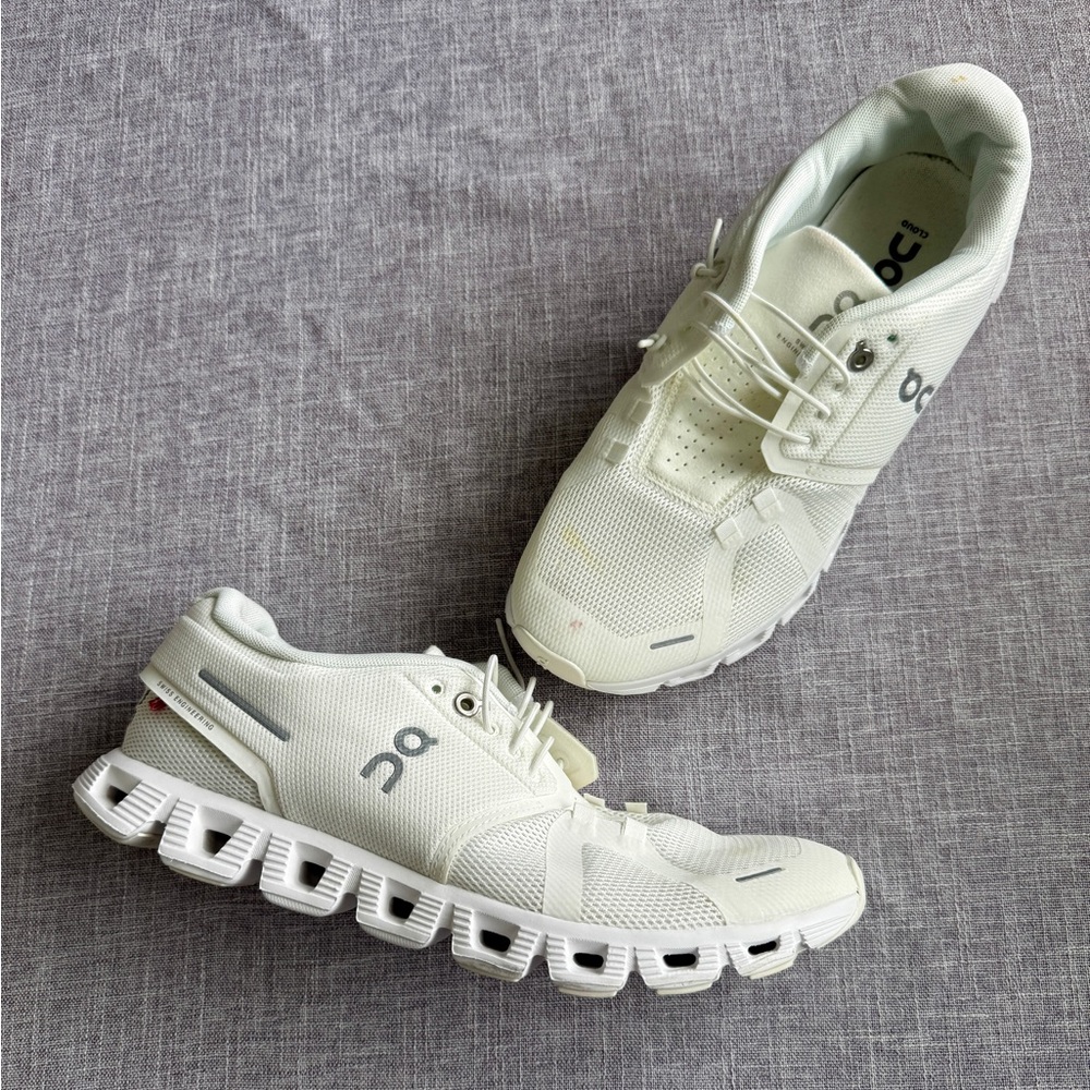 On Running White Athletic Shoes